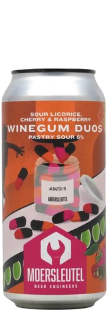 Sour Licorice Cherry & Raspberry Winegum Duos - Craft & Draft